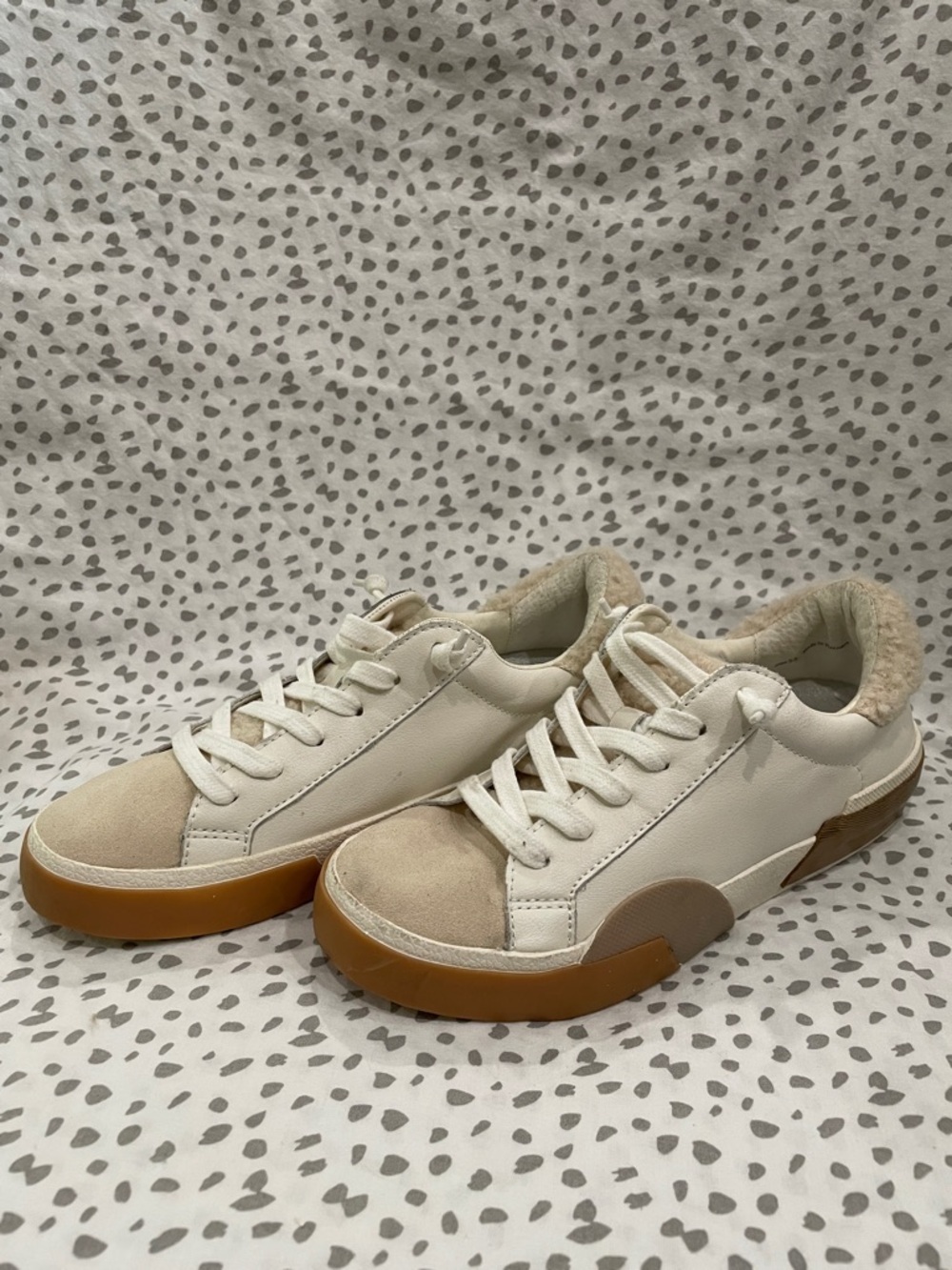 Dolce Vita Classic Cream & Tan Women's Low-Top Sneakers